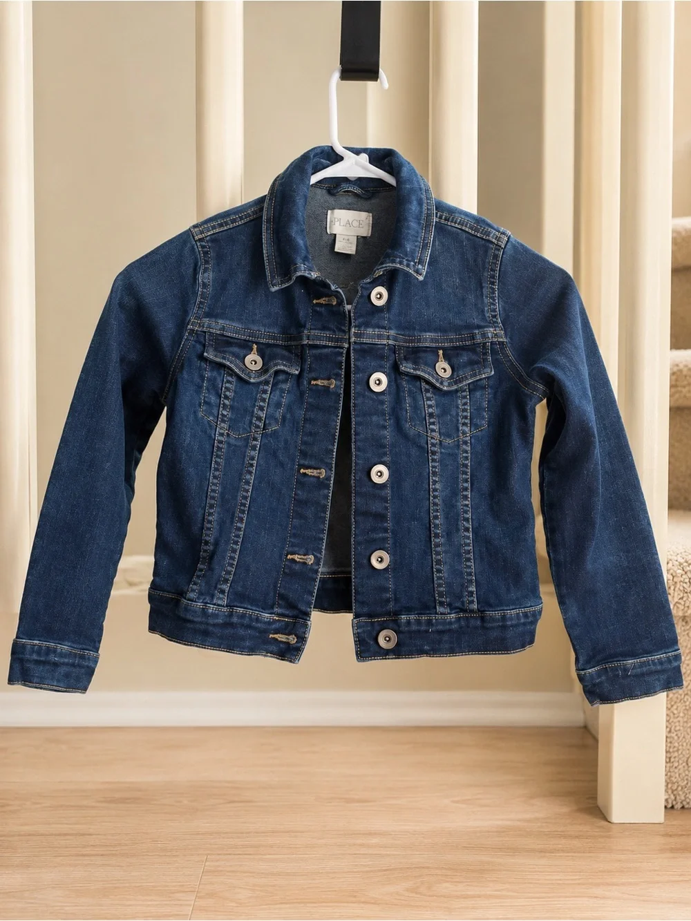 The Children's Place Blue Denim Jean Jacket for Kids